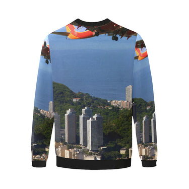 HOODIE - 12 Men's Oversized Fleece Crew Sweatshirt e-joyer